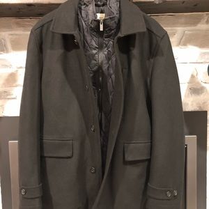 Men’s Haggar Peacoat Sz XL